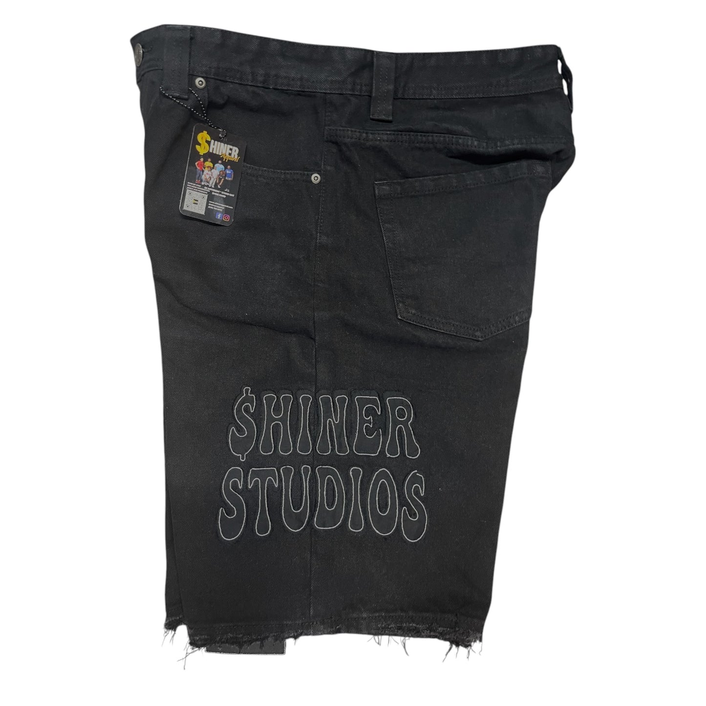 Shiner Jean Embroidery Shorts