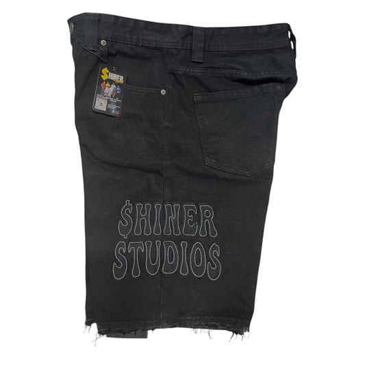 Shiner Jean Embroidery Shorts