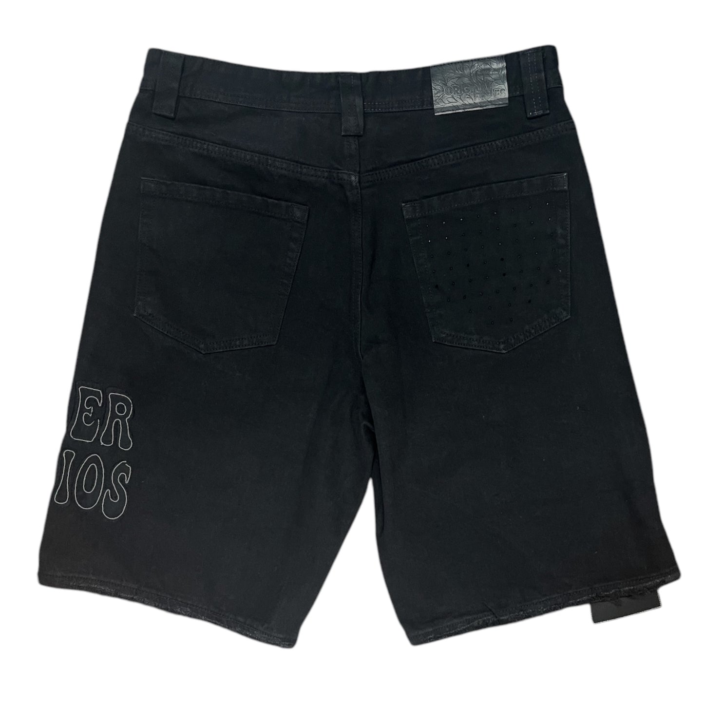 Shiner Jean Embroidery Shorts
