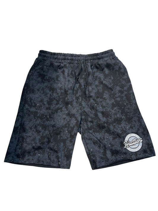 Shiner Black Rhinestone Shorts