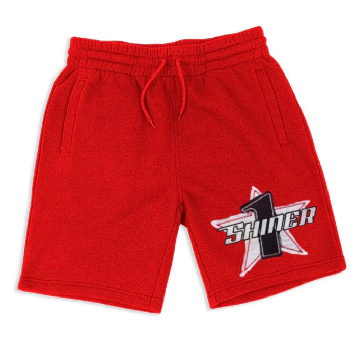 Distressed Shiner Shorts