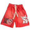 Shiners Only Red Sun Faded Shorts