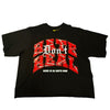 Rhinestone Hate Don’t Heal Oversized Shirt