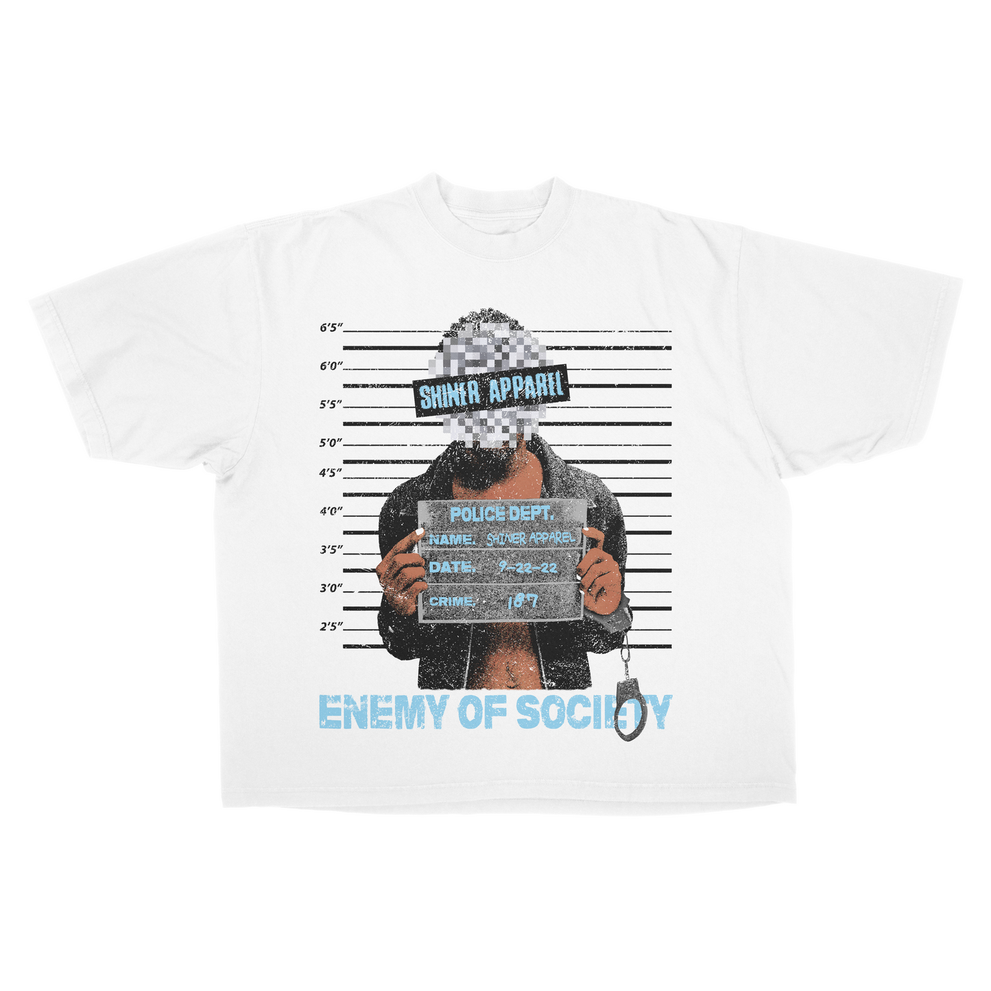 Enemy Of Society Oversized Shirt
