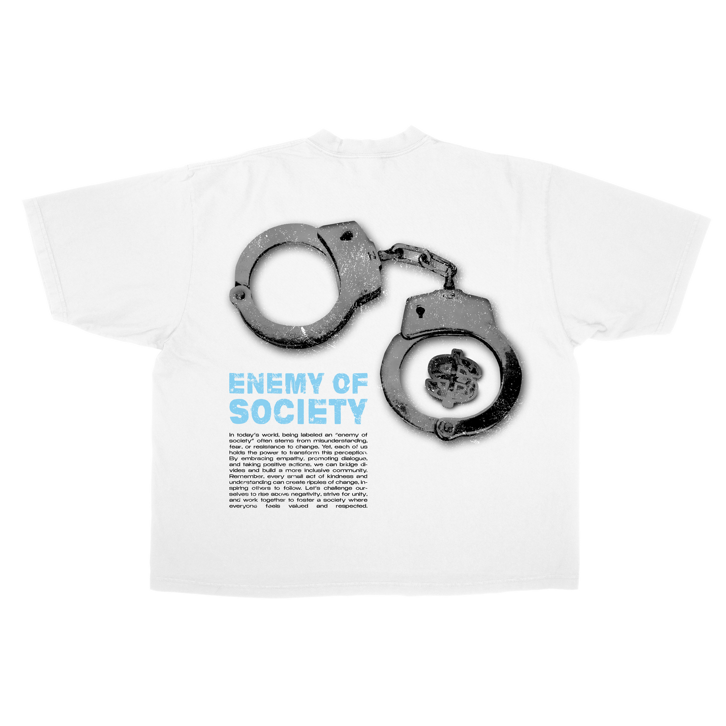 Enemy Of Society Oversized Shirt