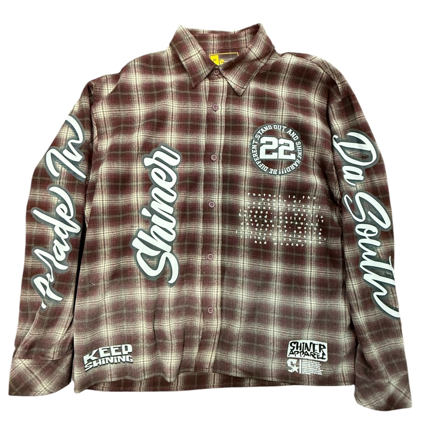 Shiner Oversized Long Sleeve Flannel
