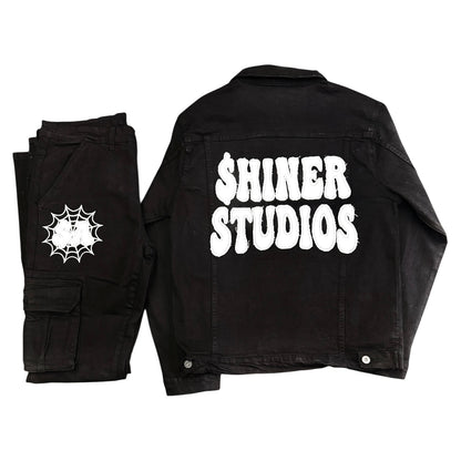 Black Cargo Stacked Set