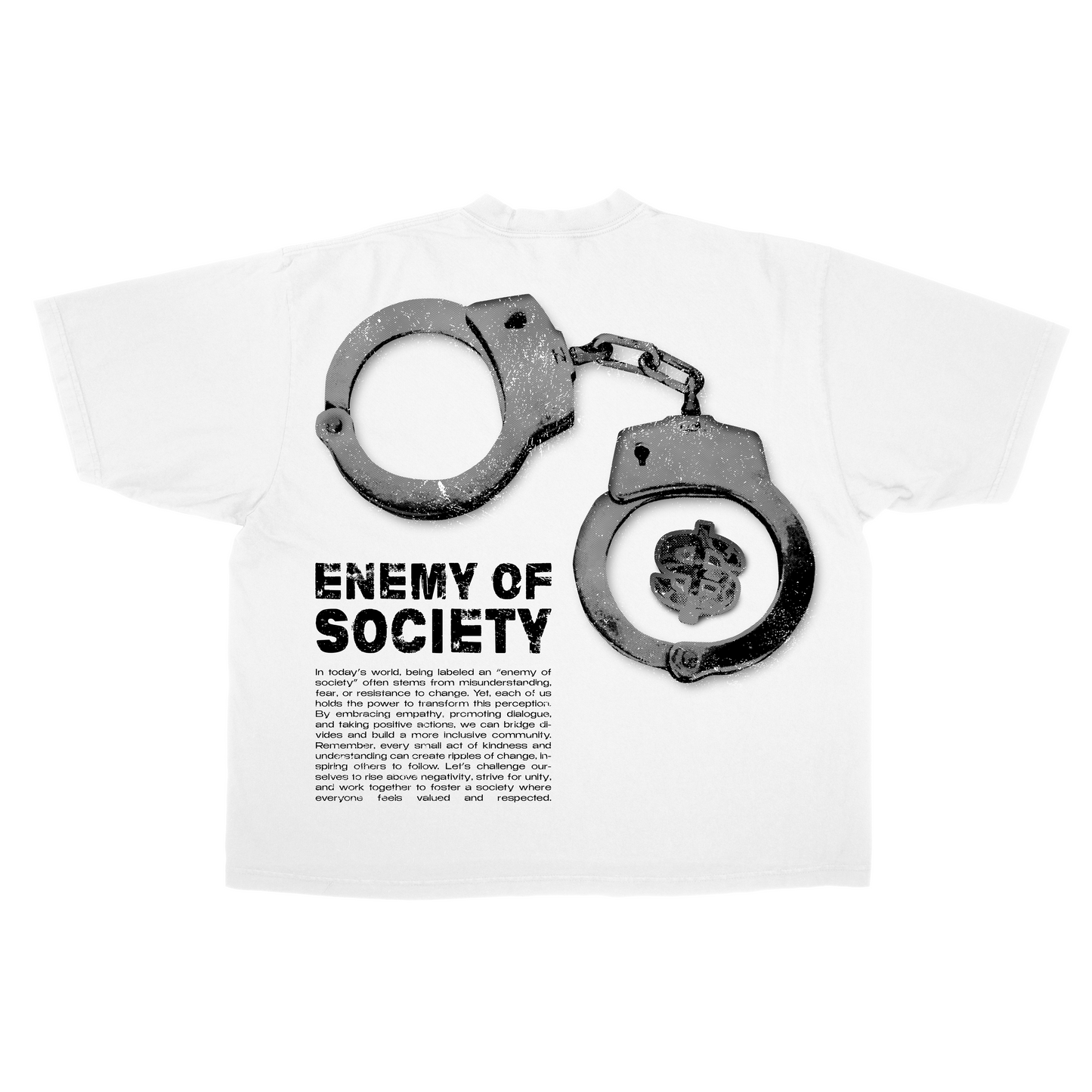 Enemy Of Society Oversized Shirt