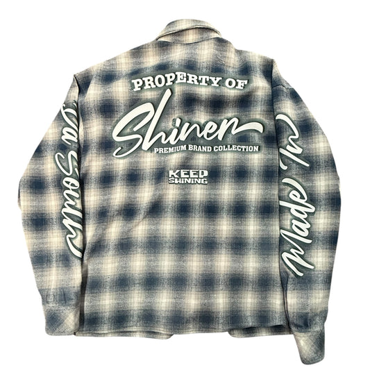 Shiner Oversized Long Sleeve Flannel