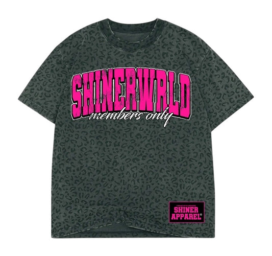 For All Edition Shiner Leopard Shirt