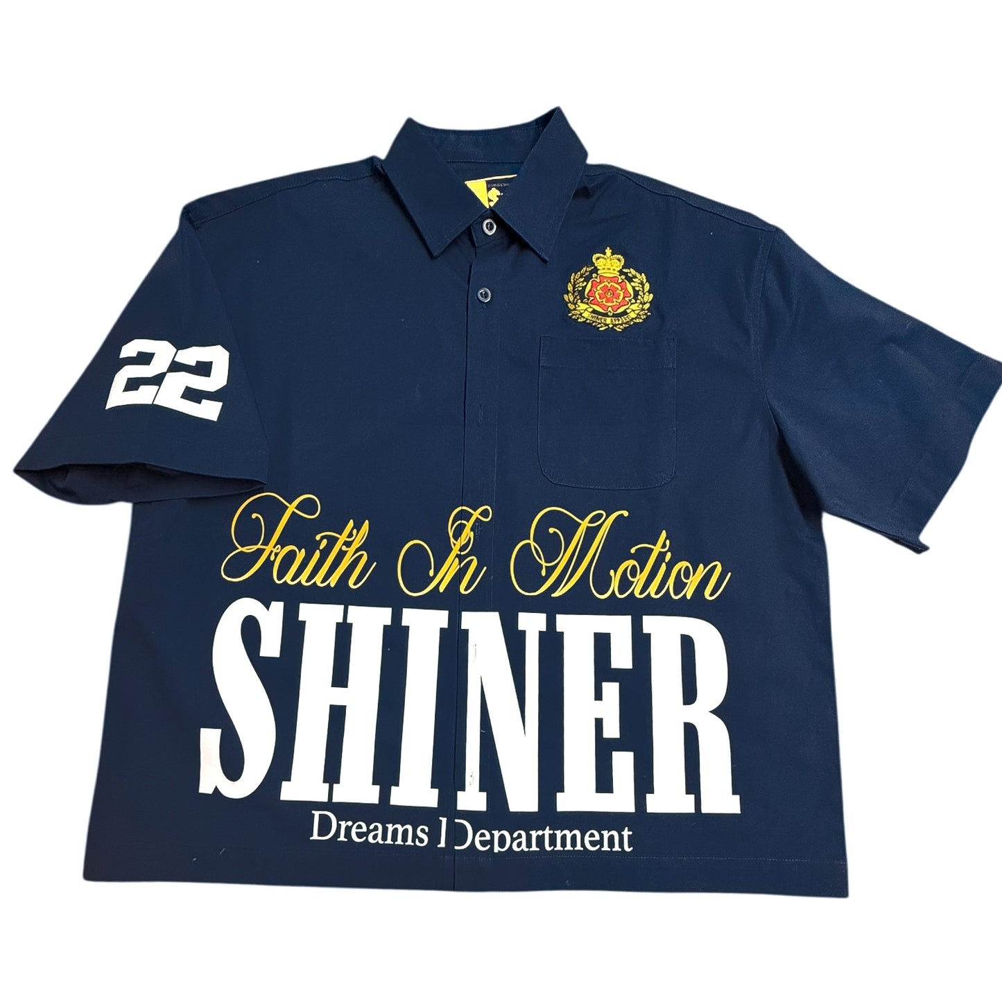 Faith Cropped Work shirt