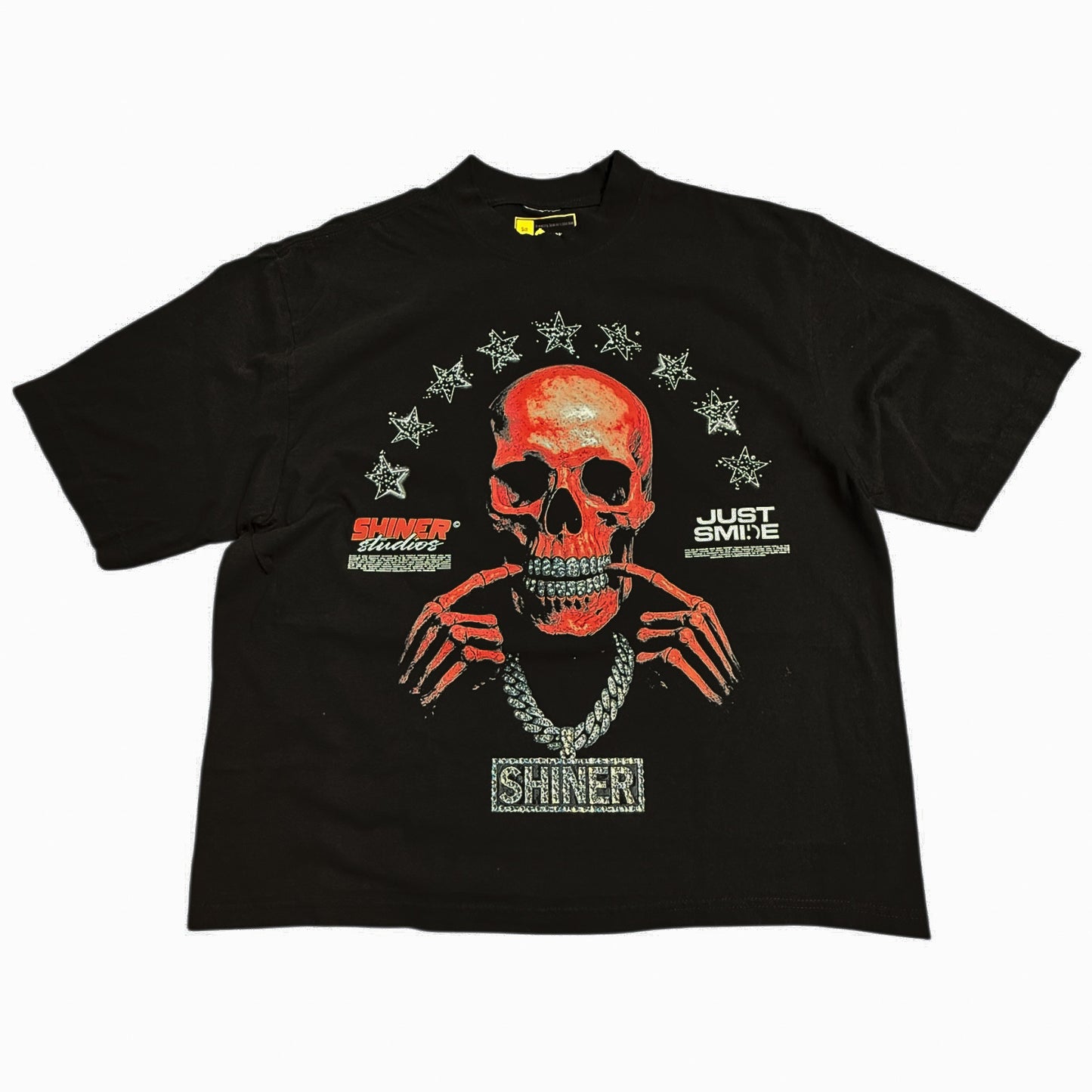Iced Out Skull Oversized Shirt