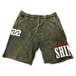 Shiner Motion Acid Wash Shorts