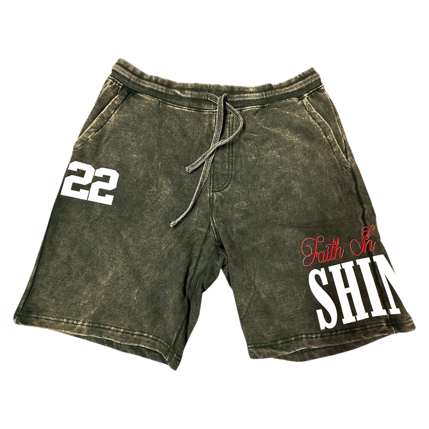 Shiner Motion Acid Wash Shorts