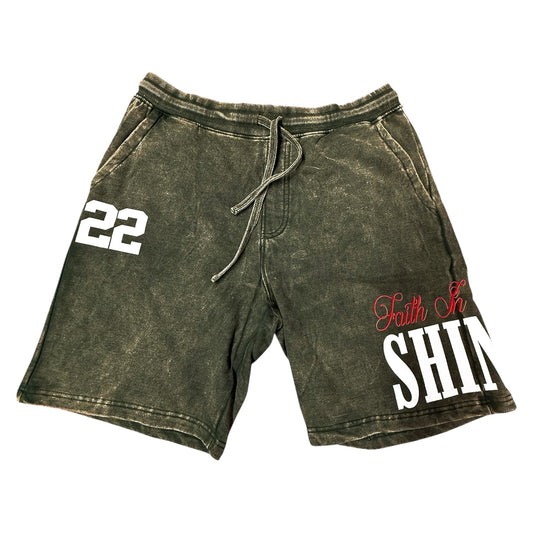Shiner Motion Acid Wash Shorts