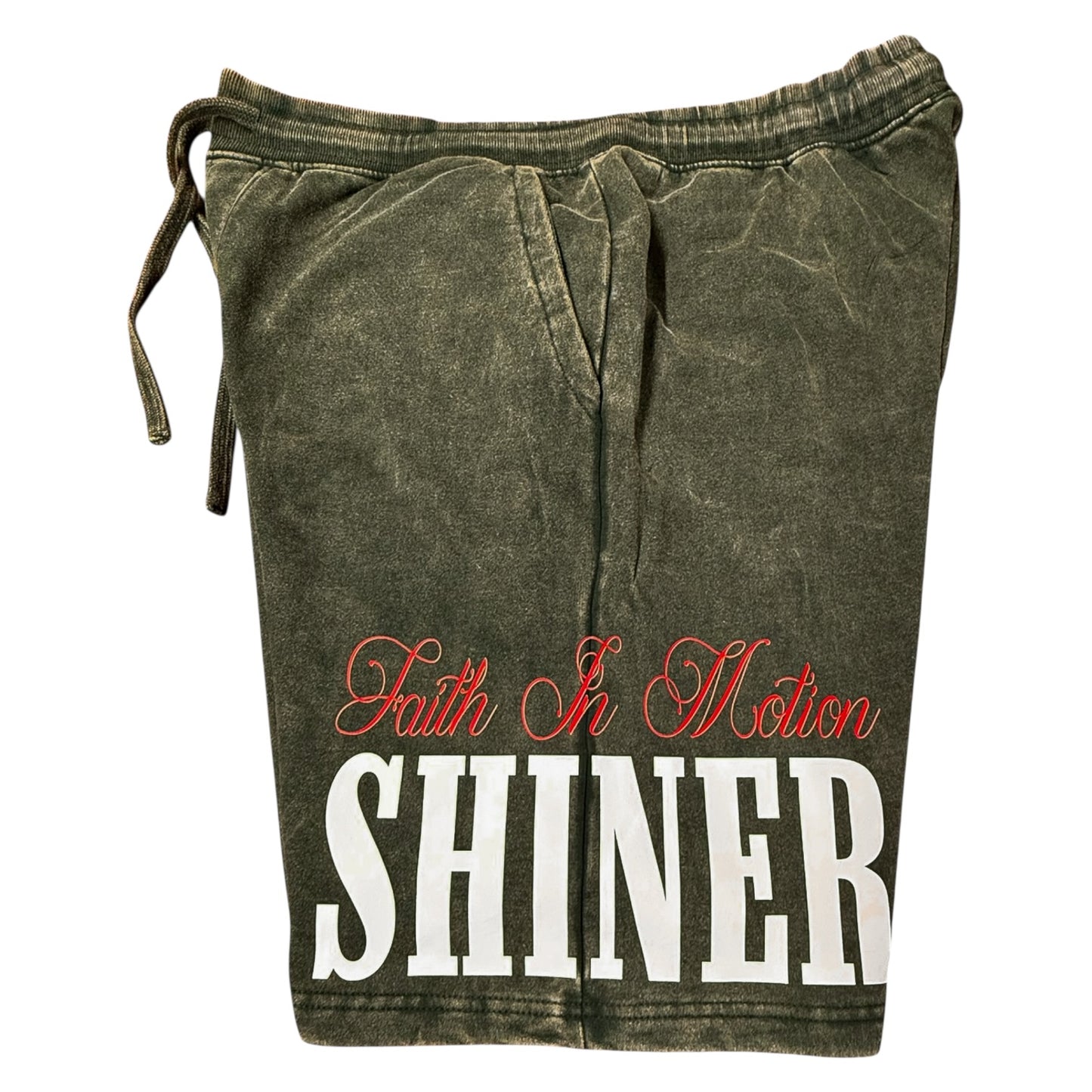 Shiner Motion Acid Wash Shorts