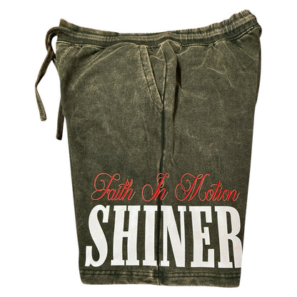 Shiner Motion Acid Wash Shorts