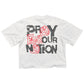 Pray For Our Nation Cropped Shirt