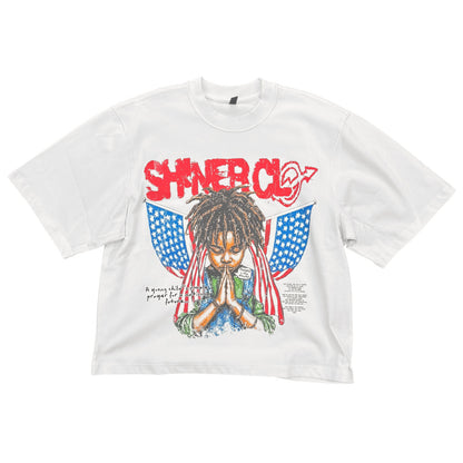 Pray For Our Nation Cropped Shirt