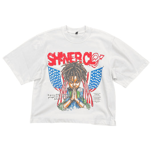 Pray For Our Nation Cropped Shirt