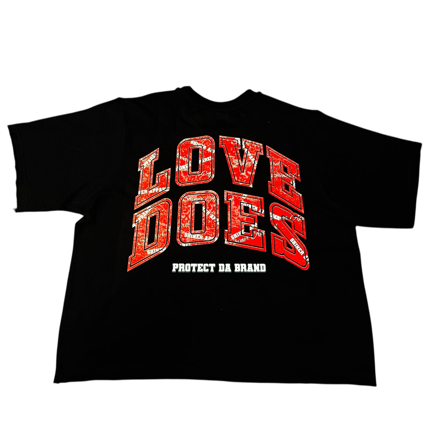 Rhinestone Hate Don’t Heal Oversized Shirt