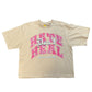 Rhinestone Hate Don’t Heal Oversized Shirt