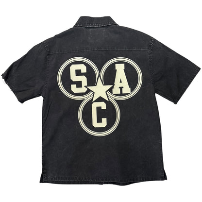 Shiner Sun Faded Button Up