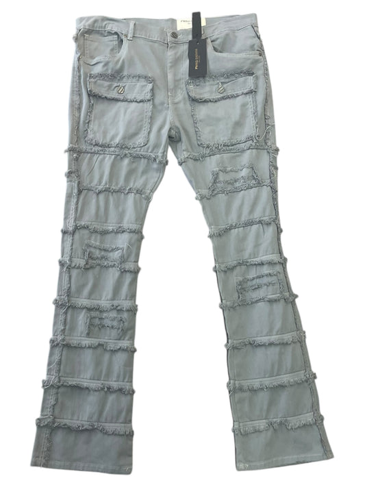 FWRD Denim Grey Stacked Jeans