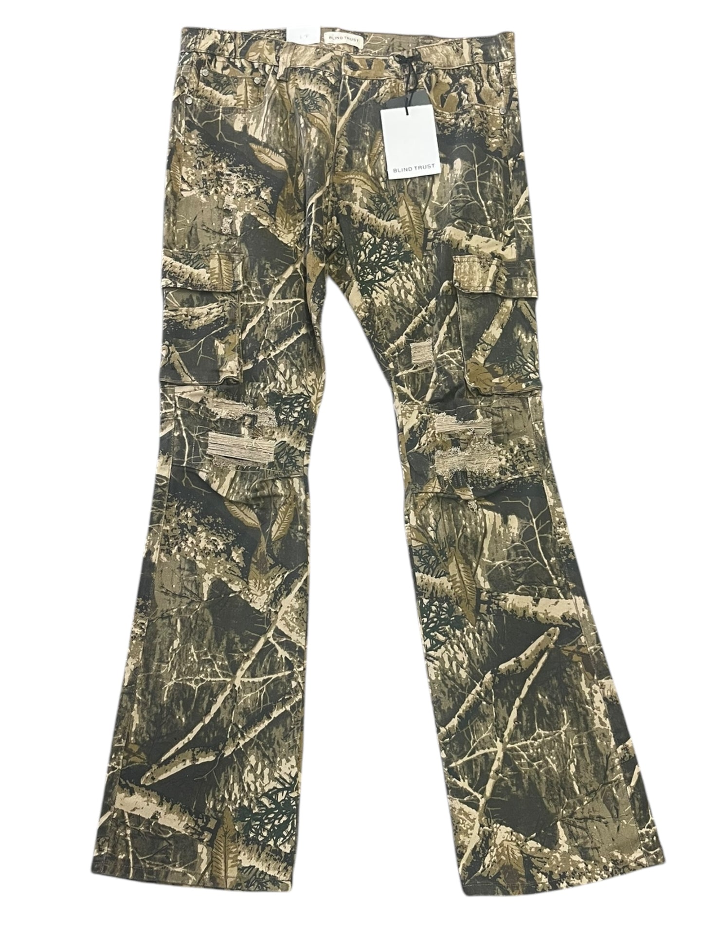 Blind Trust Camo Stacked Jeans