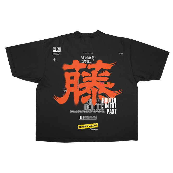 Kanji Drop Shoulder Shirt