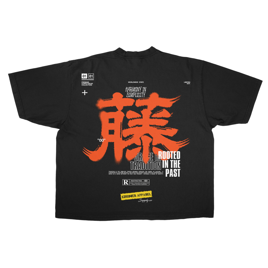 Kanji Oversized  Shirt
